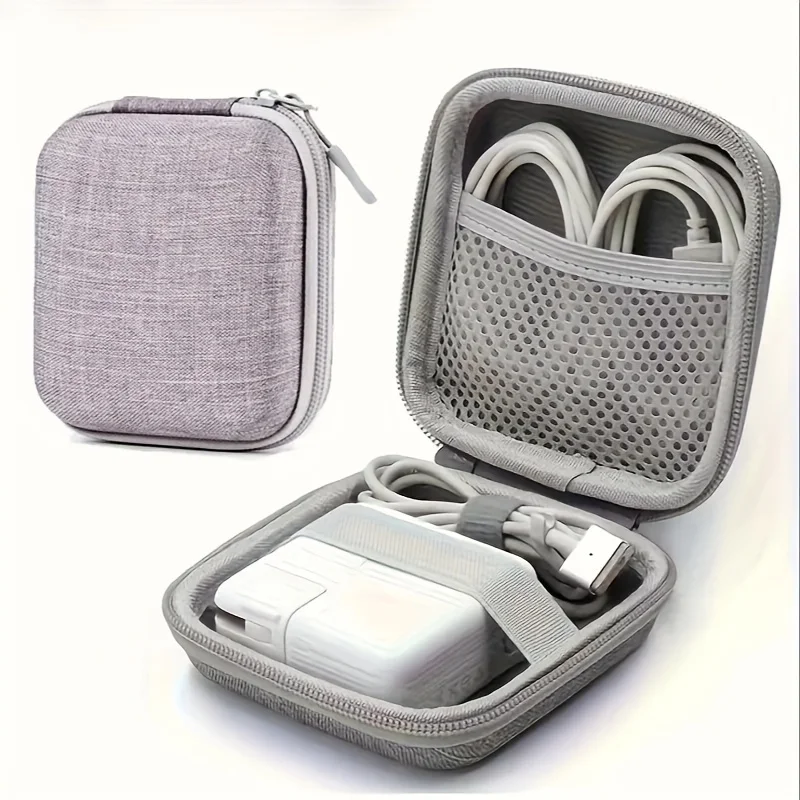 Mini sac de rangement Portable pour Gadgets numériques, coque rigide, écouteurs Bluetooth, étui de chargeur MAC, câble de données, boîte d'organisation de disque U