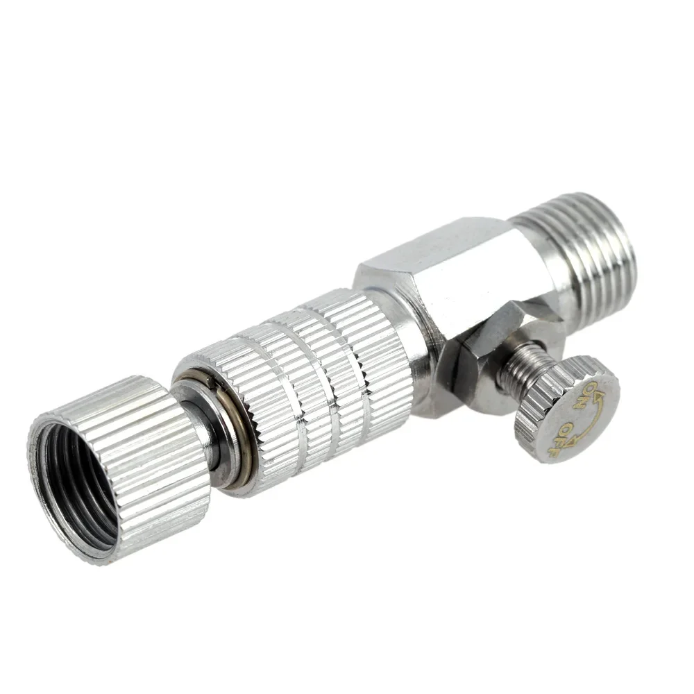 Imagem -02 - Airbrush Quick Release Coupler Airflow Válvula de Controle de Ajuste Acoplamento Air Brush Mangueira Rápida Joint Airbrushes Tool Bsp