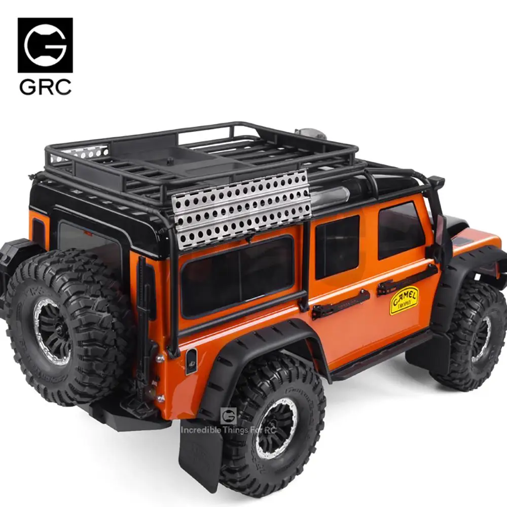 1/10 Rc Kettenfahrzeug Escape Board Klettern Auto Metall Skid Für Trx4 Defender Bronco Axial Scx10 90046 D90 Yikong Rgt Rc4wd – Detail 10
