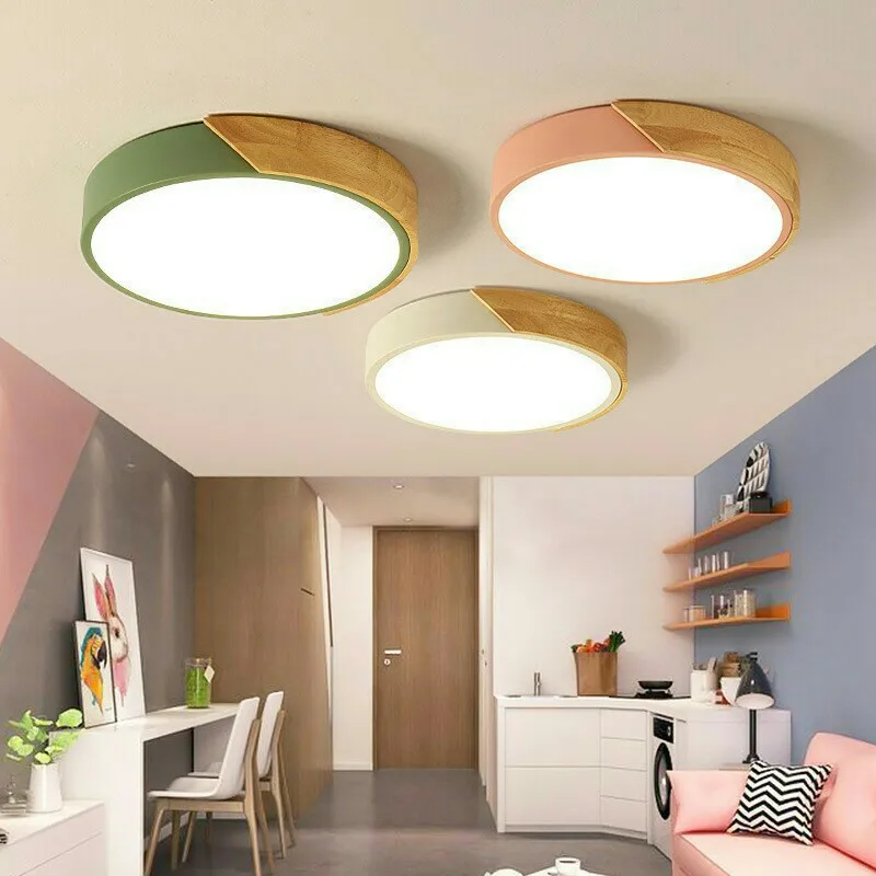 solid wood macaron serie teto luz household led chandelier tricolor dimming lampada de cabeceira lanterna colorida decoracao do quarto 01