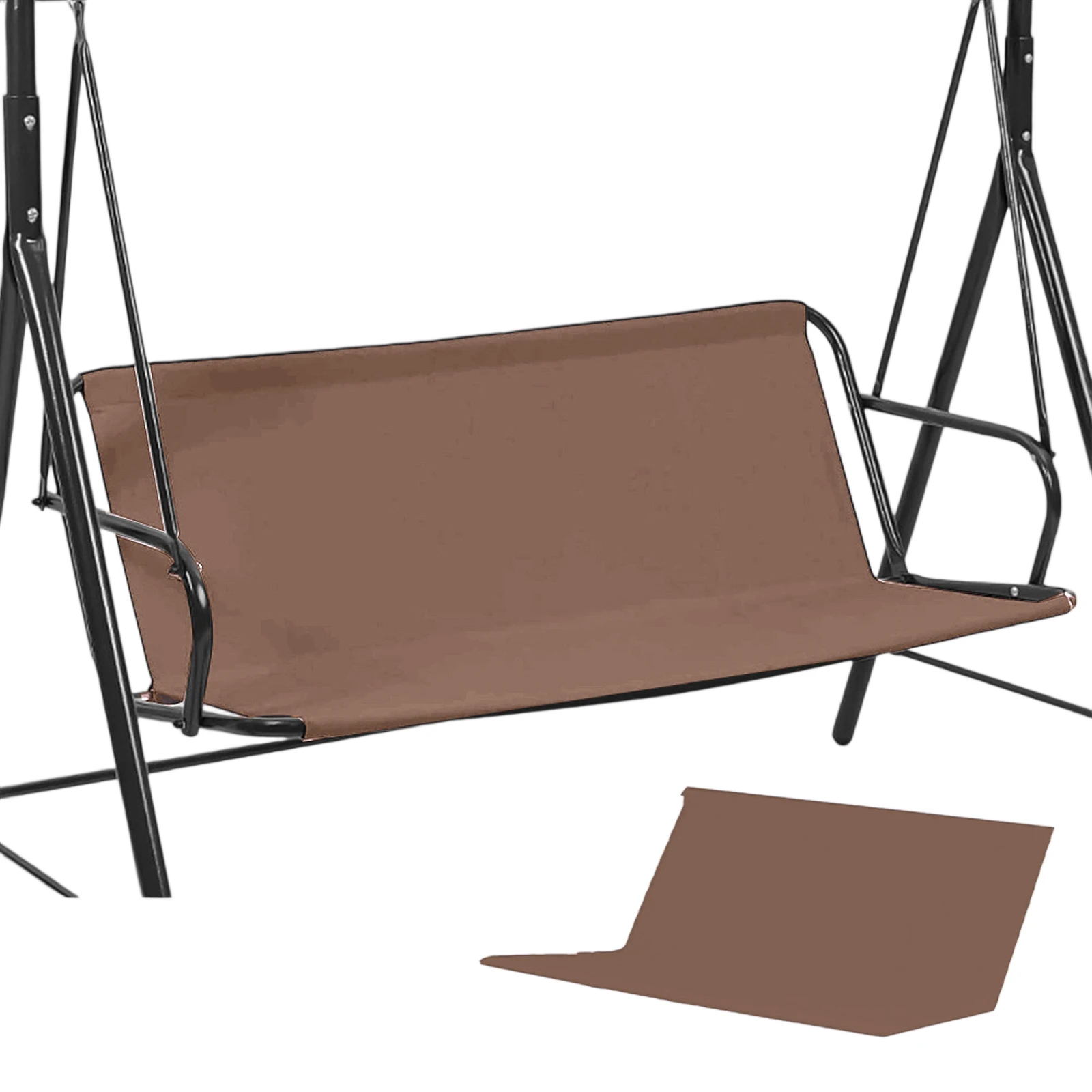 

Чехол для двухместных качелей, легкий, пылезащитный, для садовых качелей, цвет кофе, стильный садовый декор, легко устанавливается