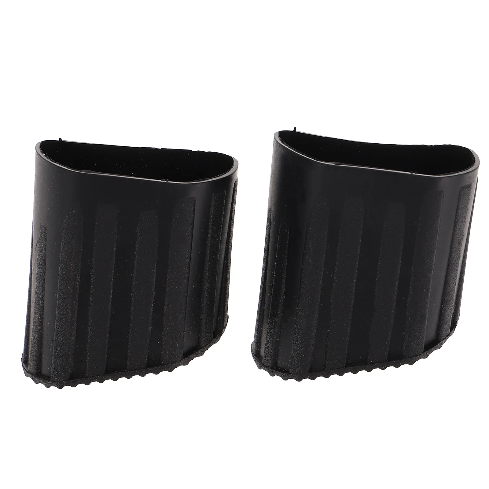 4pcs Anti-slip Ladder Feet Covers 25x43mm Rubber Pad Protector for Home Construction Tools Foldable Herringbone Stairs Durable