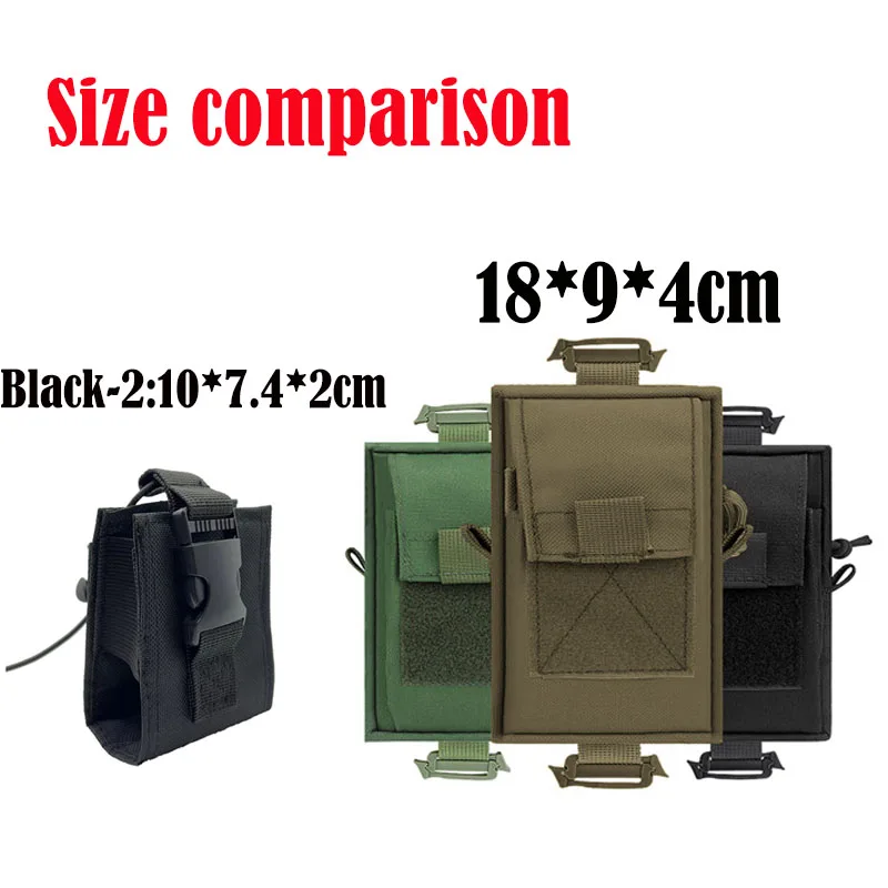 Outdoor Shoulder Strap Bag Backpack Sundries Accessories Pouch 900D Nylon EDC Tactical Molle Medical Bag Travel Hiking Hunting