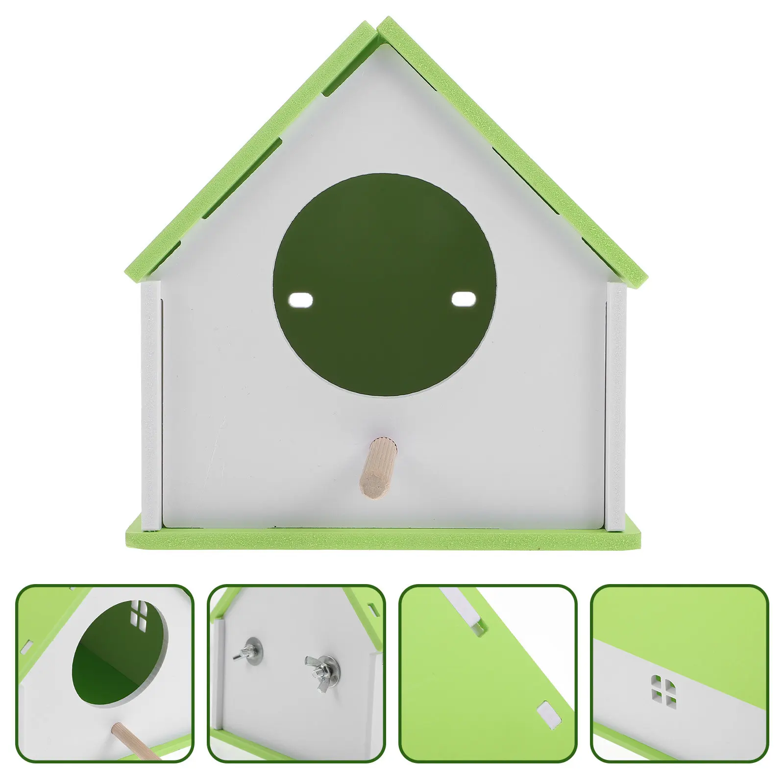 

Изысканный легкий домик-гнездо для попугаев, уличный подвесной декоративный домик для птиц, декор для птичьего дома