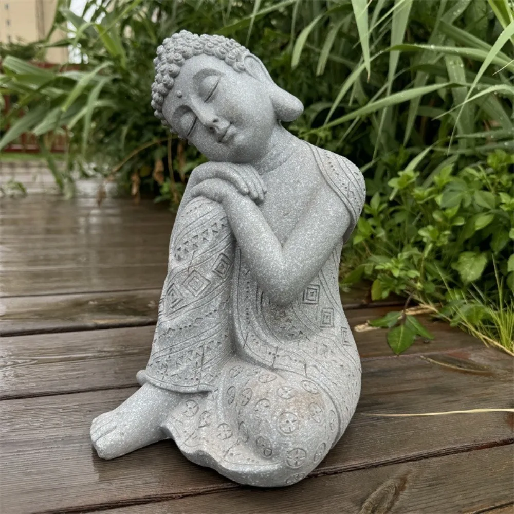 New 9.84inch Buddha Statue Resin Large Meditation Buddha Buddha Figurine Indoor Outdoor