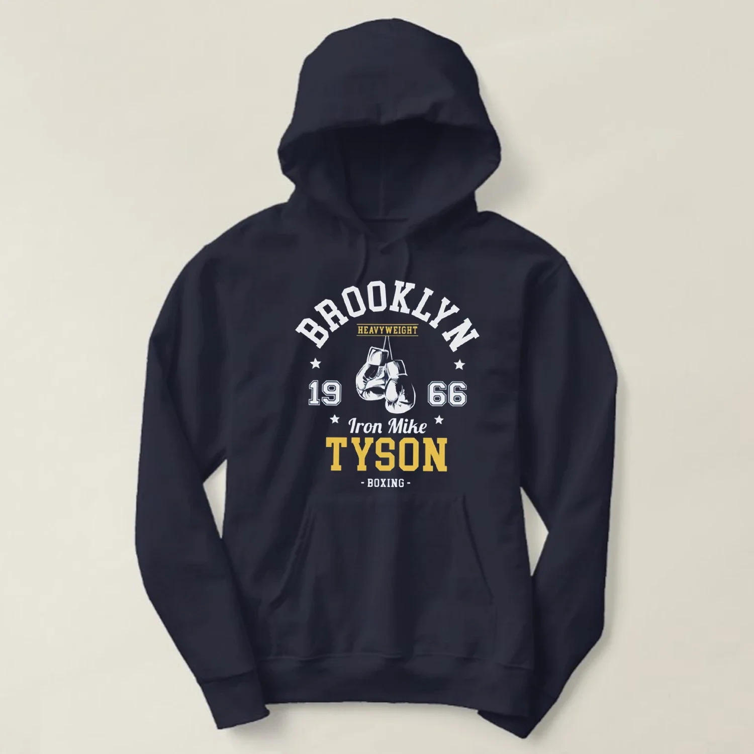 Boxing Fans Gift Iron Mike Tyson Brooklyn Boxing Club Pullover Hoodie 100% Cotton Comfortable Casual Mens Sweatshirt Streetwear