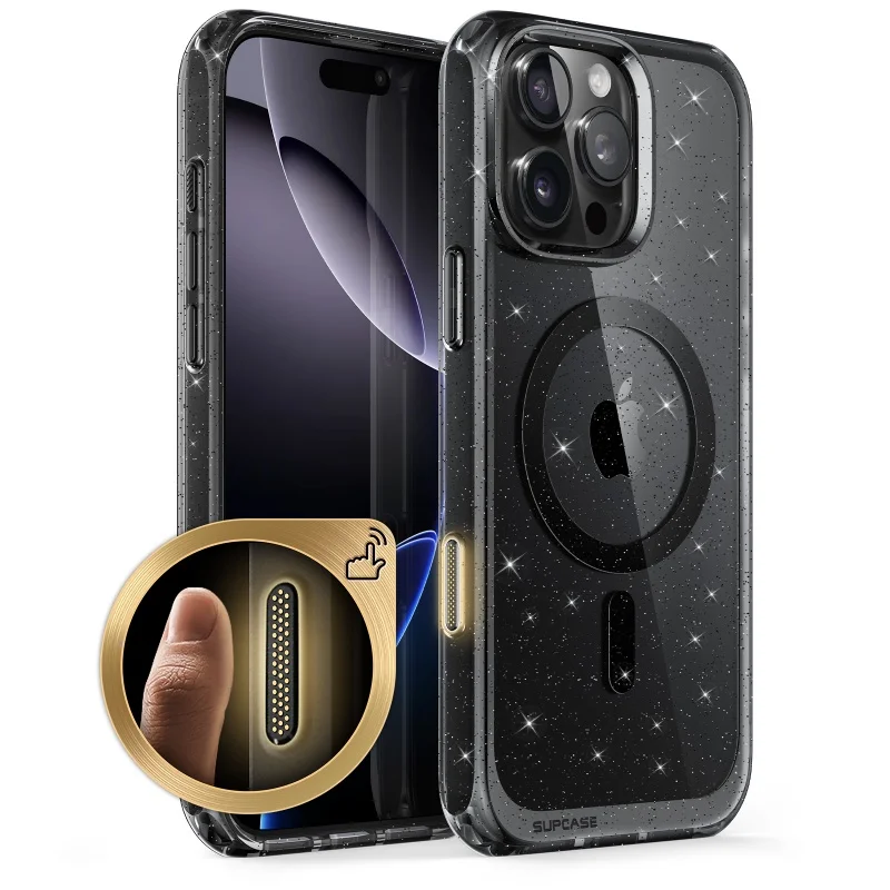 For iPhone 16 Pro Max Case z przyciskiem przechwytywania aparatu SUPCASE UB Mag Slim, odporne na wstrząsy, magnetyczne etui na telefon