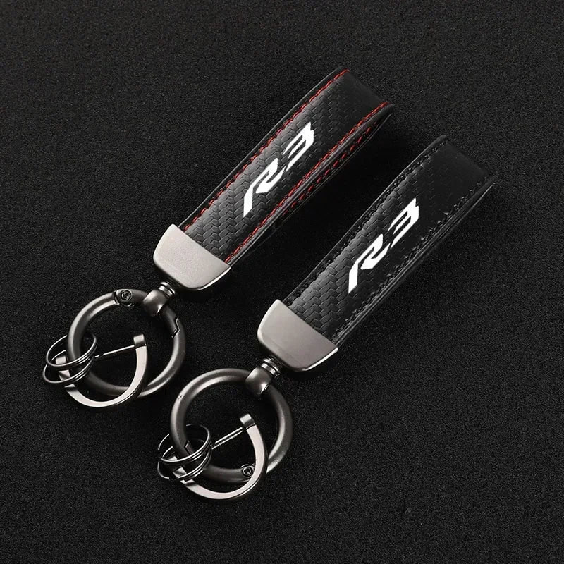 New Leather Motorcycle keychain Horseshoe Buckle Jewelry for YAMAHA NMAX 155 N-MAX155 NMAX 125 N-MAX 150  Accessories