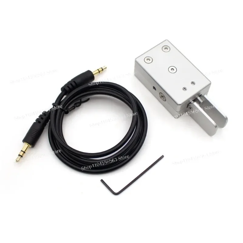 Dual-Paddle Morse Code Key Professional Aluminum Alloy, Magnetically Adjustable Ambidextrous CW Key for Ham Radio Operation & Mo
