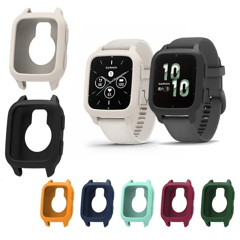

Мягкий силиконовый чехол для Garmin Venu Sq 2, защитная рамка, бампер