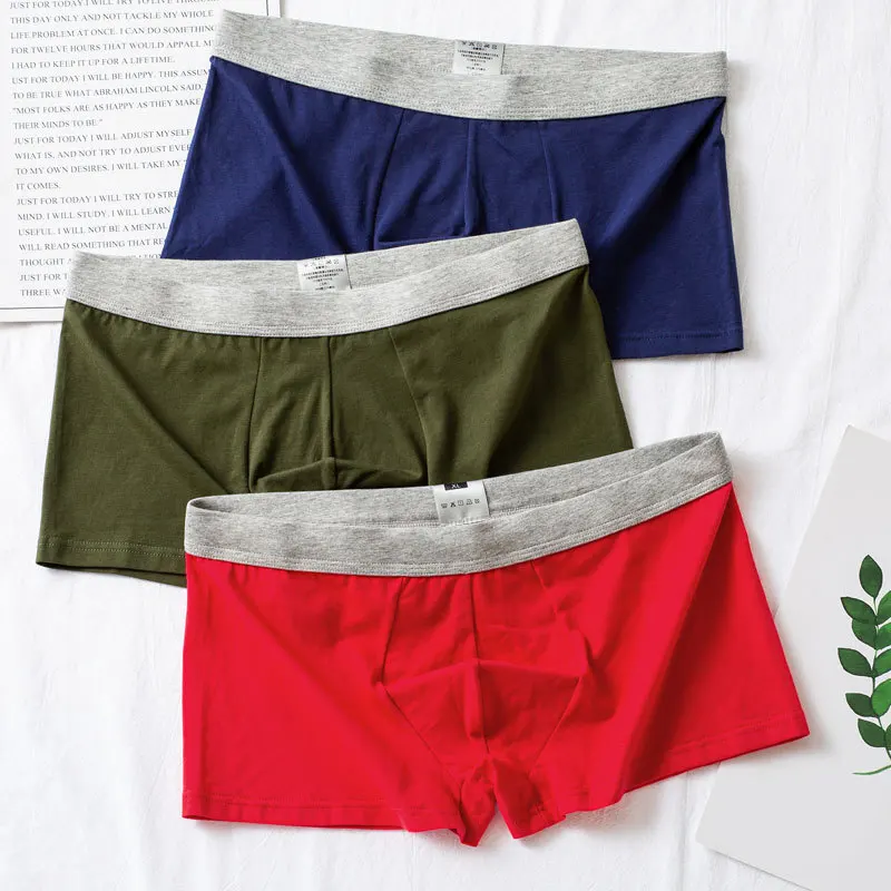 breathable mid-waist cotton-colored Zhongshan underwear, double-layer pockets, cross-border factory direct sales anddistribution