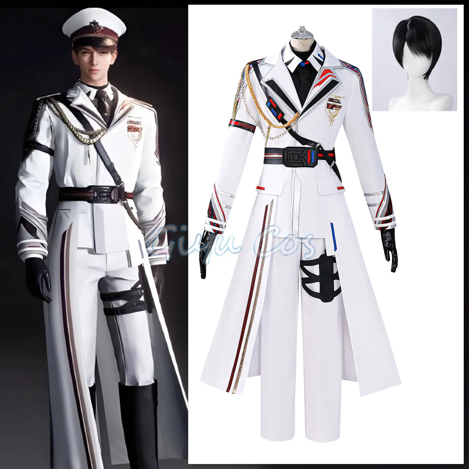 

Love and deepspace Caleb Cosplay Costume Carnival Anime Halloween Party Costumes Masquerade Game Uniform