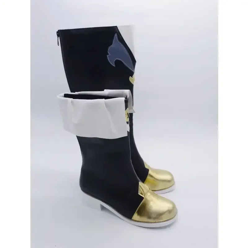 Honkai:Star Rail Sushang High und Low Tall Boot Kurzer Stiefel Cosplay High Heel Stiefel Schuhe Halloween für Mädchen Jungen PU-Lederschuhe