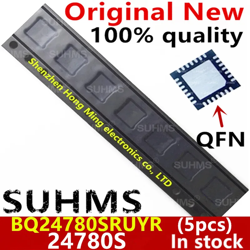 (5 stuk) 100% Nieuwe BQ24780S 24780S XQ24780S BQ24780SRUYR BQ24780SRUYT QFN-28 Chipset