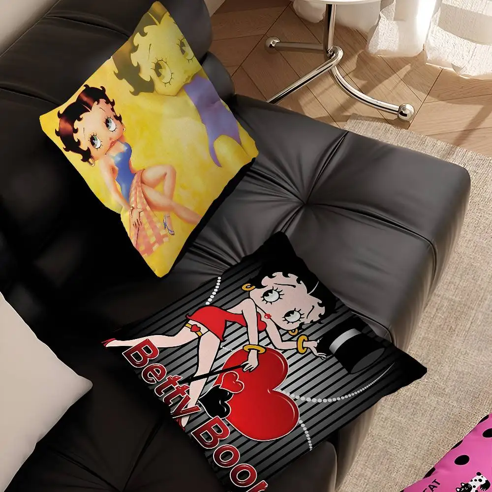 B-Betty Boop Cartoon Lucky Dragon pillow cover sofa cushion cover home room decoration children gift