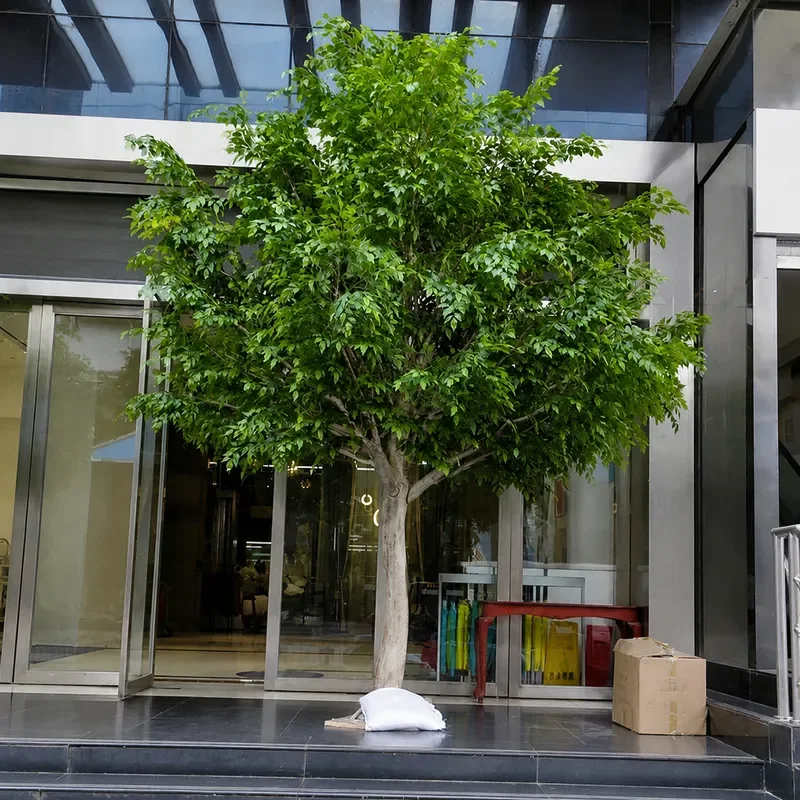 Large Artificial Banyan Tree Fake Wishing Tree for Hotel Indoor Outdoor Landscaping Green Plant Decoration Wedding Window