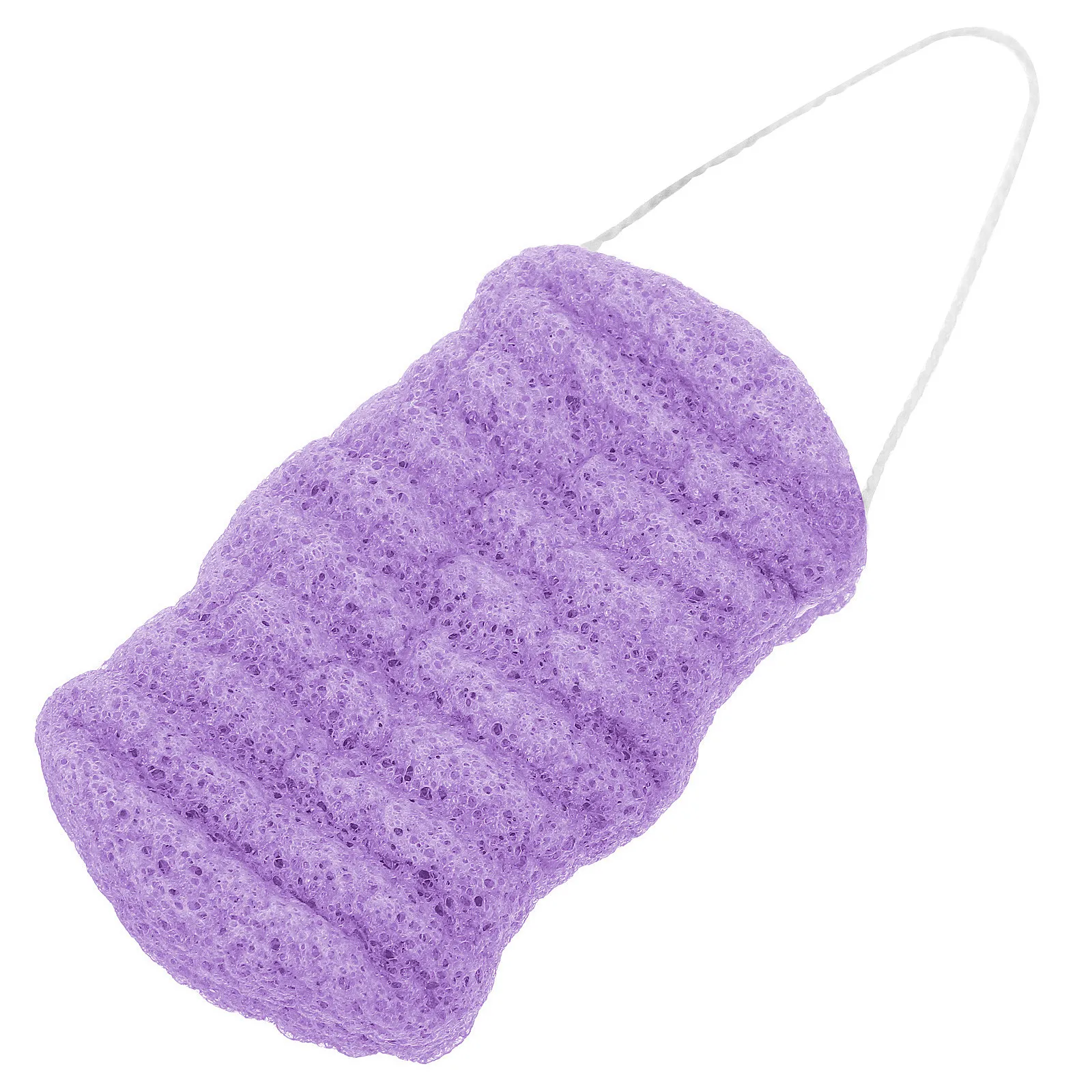 

Фиолетовая мочалка-губка для тела, отшелушивающая, для душа, для чувствительной кожи, глубокое очищение, обильная пена, ручная конструкция, для взрослых