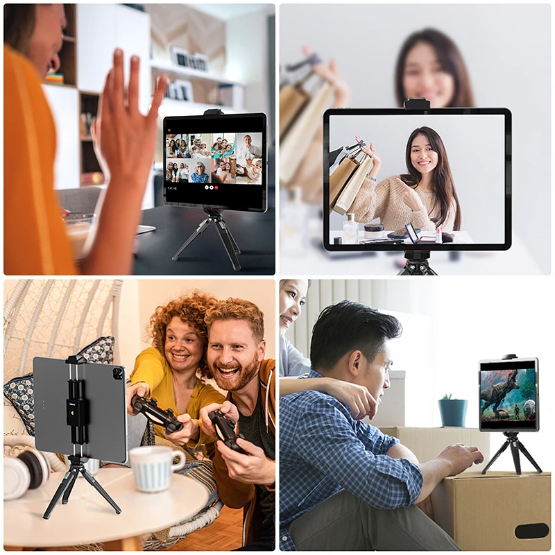 Ulanzi ST-29 Statief Mount Universele Voor Tablet En Telefoon Houder Met Koud Schoen Ondersteuning Horizontale En Verticale Opnamen