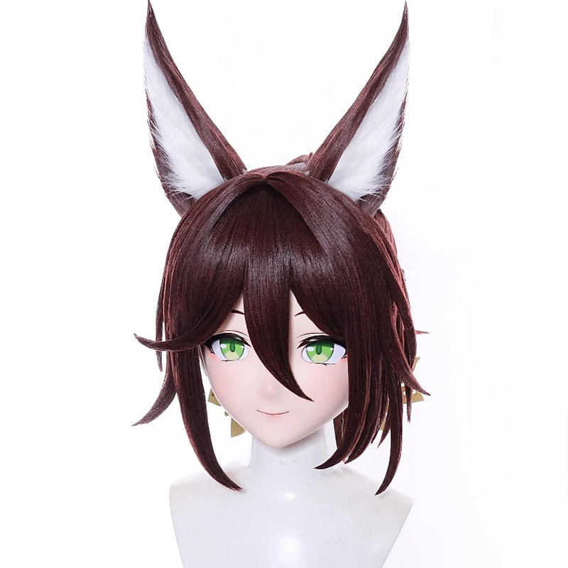 Personalizowane Pełne Opaski na Głowę z Zamkiem Żywiczny Cosplay Crossdress Lalka BJD Maski Japońskie Animego Postać Cosplay Unisex Maski Kigurumi