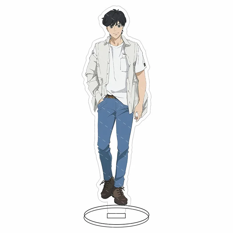 Japan Anime BANANA FISH Ash Lynx Okumura Eiji Cosplay Double Side Acrylic Stand Figure Model Plate + Base Desk Decor Xmas Gifts