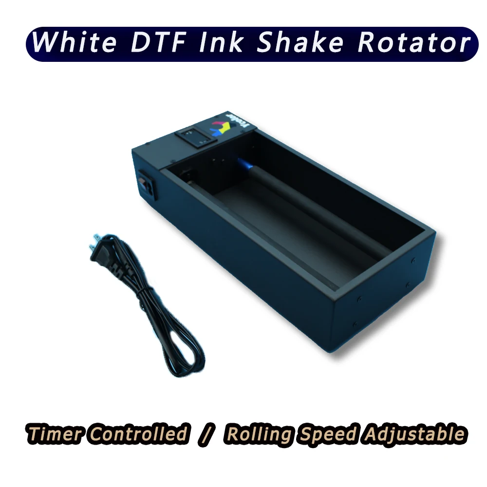 White DTF Ink Shake Rotator Prevent Ink Precipitation Avoid Sediment Deposition DTG UV White Ink Shaker Device Rotate Rolling