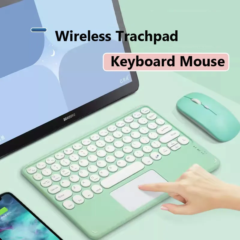 10 Inch Trackpad Bluetooth Keyboard for Xiaomi Pad 6 Pro 11 2023 6 6 Max 14  5 11 5 Pro 12.4inch for Redmi Pad SE 1110.61 Mouse