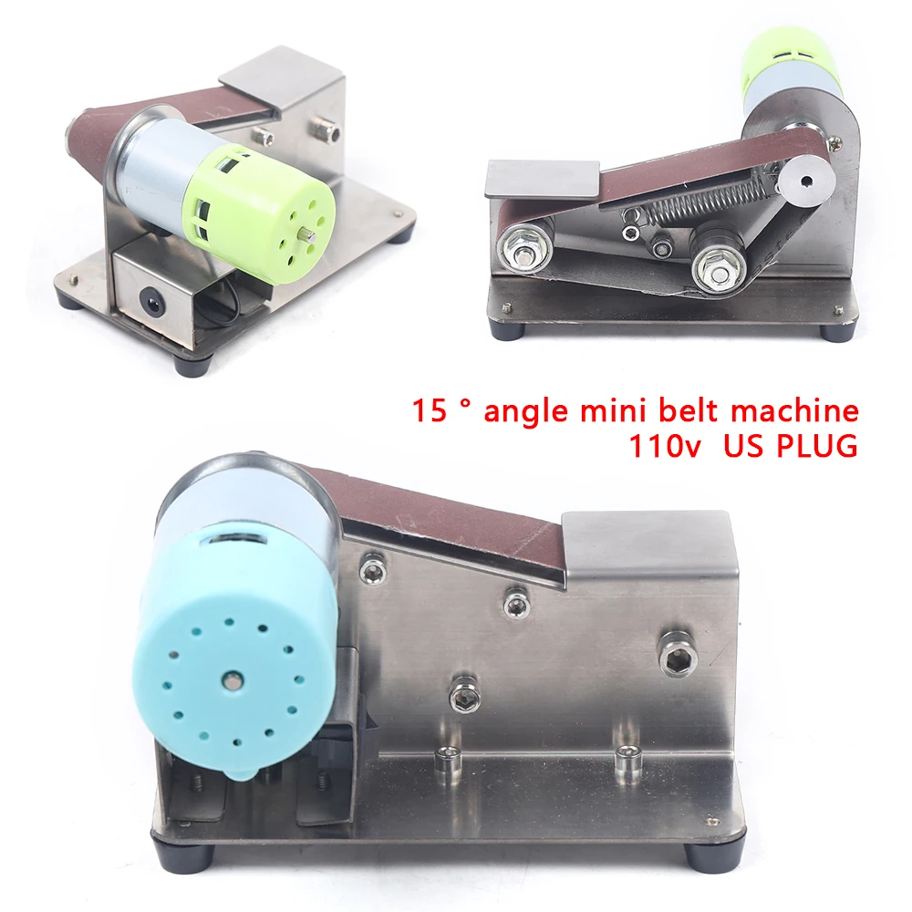 Ponceuse à bande électrique, Mini ponceuse à bande, Machine à polir, affûteuse de bande de ponçage, 330x30mm