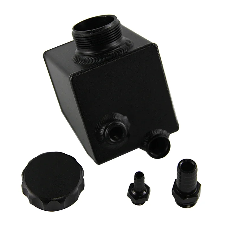 Aluminum Universal Power Steering Fluid Reservoir Can with Cap for V6 V8 VT VX VU VY VZ VE LS1 LS2