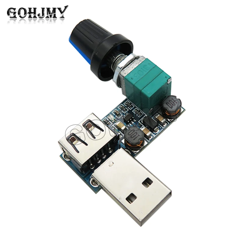 Regulator prędkości wentylatora USB, regulator prędkości wiatru i objętości powietrza, rozpraszanie ciepła, wyciszenie, wielobiegowy akademik biurowy, nocny