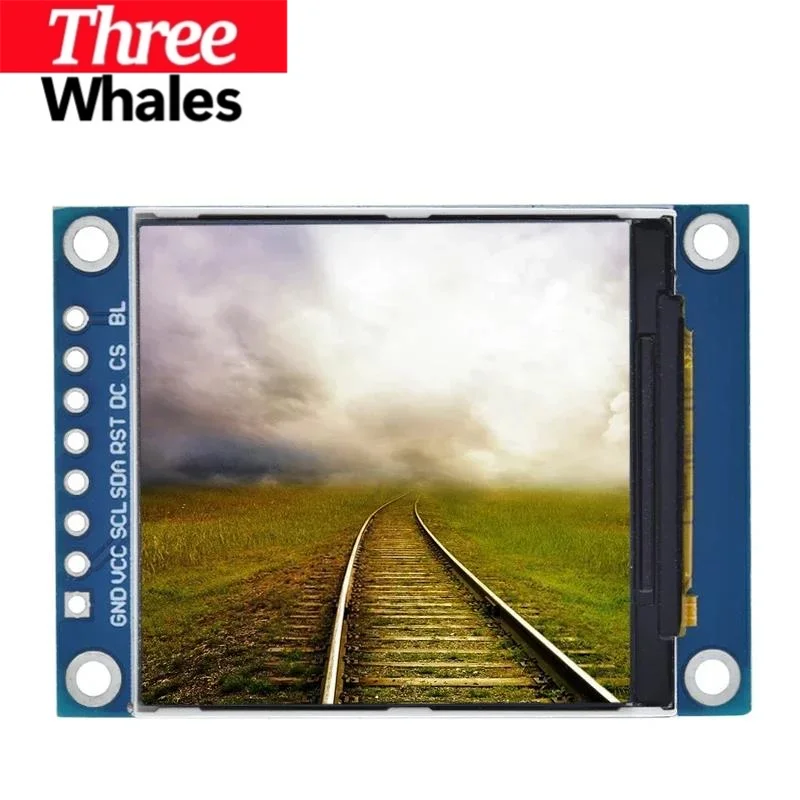 1.54 Inch LCD SPI Serial Port Module TFT Color Screen ST7789 Driving Resolution 240x240 LCD Liquid Crystal Display Module 3.3V