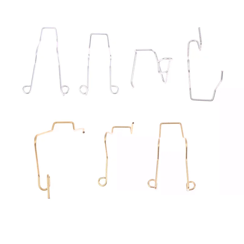 For Headlight Bulb H1 H3 H4 H7 Retaining Clip Circlip LED Wire Buckle Hook Iron Pressing Sheet General For Motorcycles