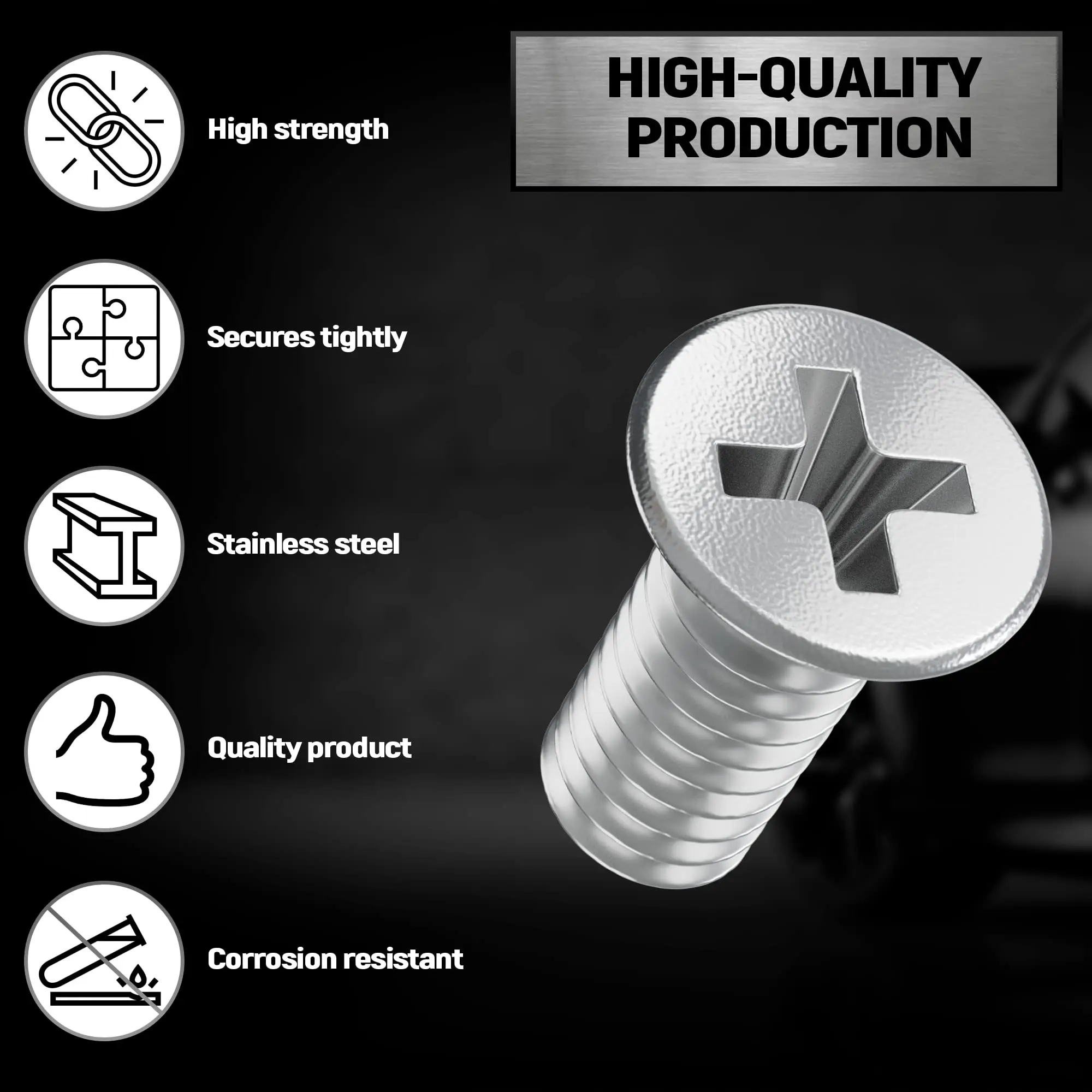4/8/12Pcs 304 Stainless Steel Brake Rotor Retaining Screws 93600-06014-0H for Honda Acura Hyundai Kia Mazda Accord Civic CRV