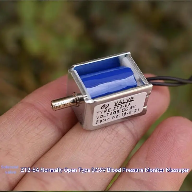 1/5Pcs Mini Electric Solenoid Valve ZT2-6A DC6V N/O Micro Air Gas Flow Control For DIY Circuit Project  Applica