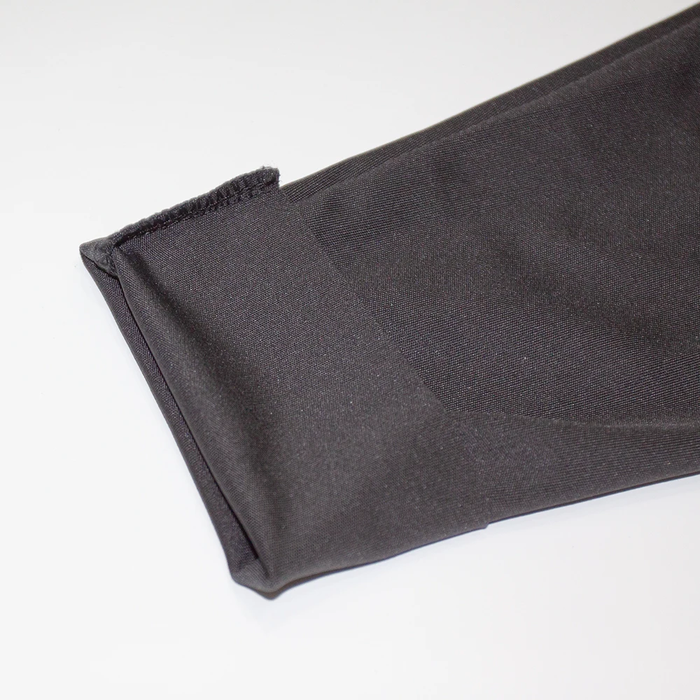 ซิปที่มองไม่เห็นเปิดเป้ากางเกงขายาวสีดําผู้หญิงกางเกงโยคะผู้หญิงกลางแจ้งขนาดบวกกางเกงออกกําลังกายที่แปลกใหม่