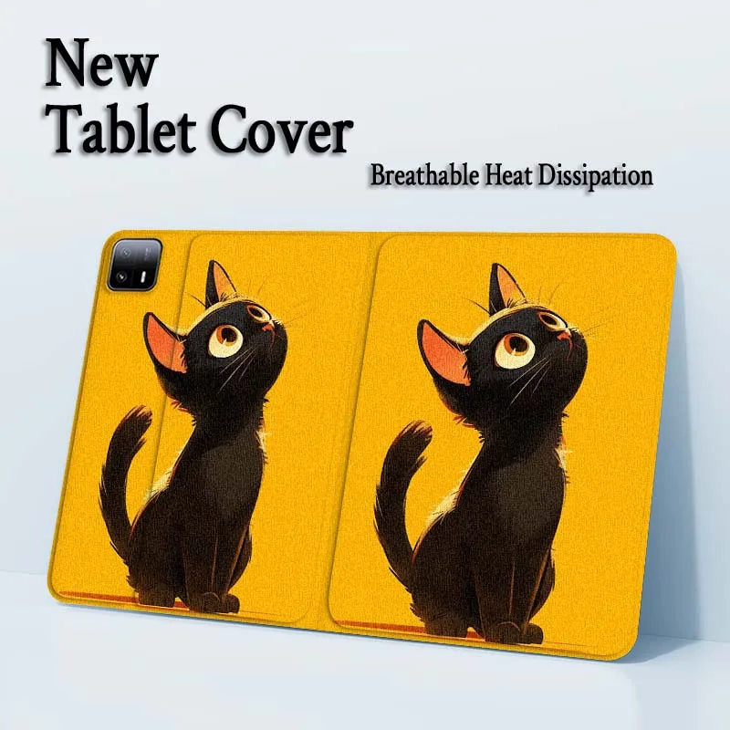 

Cat Dog Art Cute Cartoon For Xiaomi Redmi Pad 2 7 8 6 6S 5 4 SE Pro 8.8 11 8.7 11.2 12.4 Ultra Plus Max Tablet Case