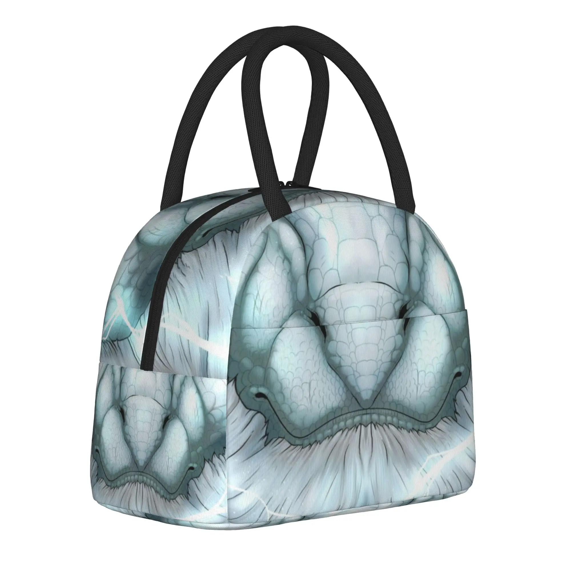 Kirin Monster Hunter World Insulated Lunch Bag High Capacity Kanji MHW Lunch Container Cooler Bag Tote Lunch Box School  Picnic