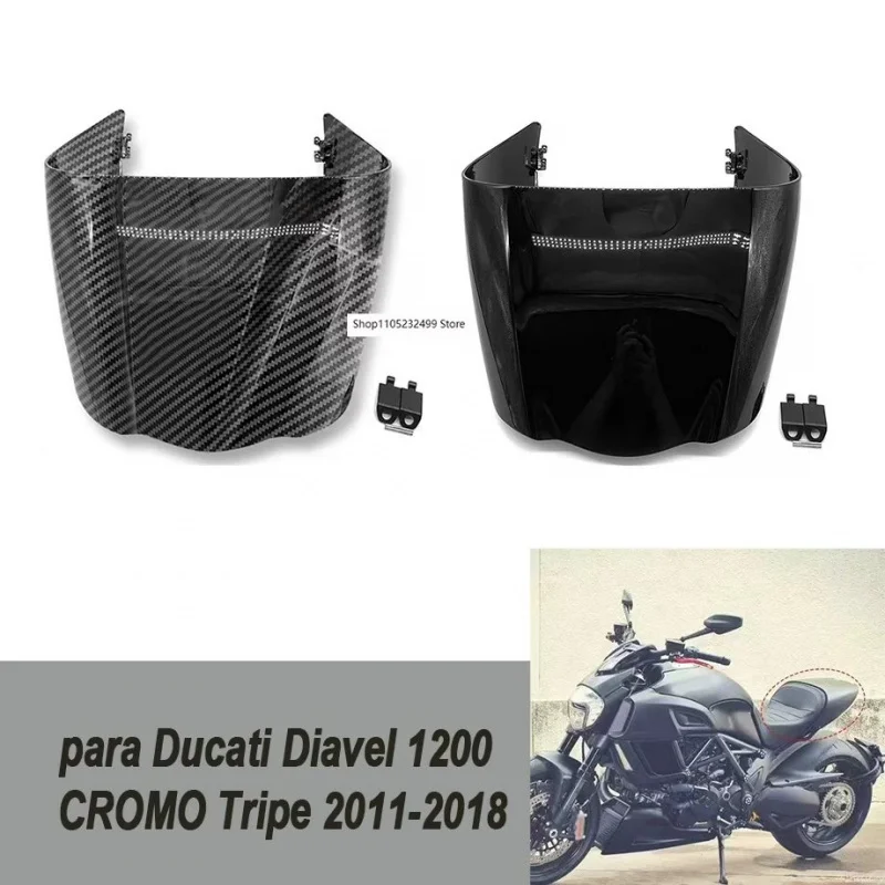

Подходит для Ducati Diavel 1200 CHROME Tripe 2011-2014 2016 2017 2018, мотоциклетный пассажирский обтекатель, задний горб, чехол на заднее сиденье, аксессуар