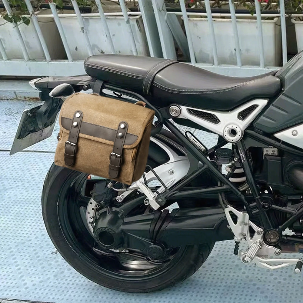 Motorcycle Backpack Vintage Saddle Bag Universal Waterproof Motorbike Side Bag Luggage Stroage Bag Motorcycle Saddlebags