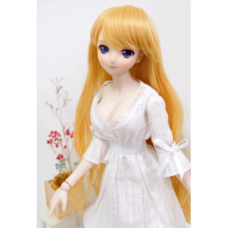 [wamami] Soft White Lace Slim Skirt/Long Dress For 1/4 MSD 1/3 SD DZ AOD BJD Dollfie Doll