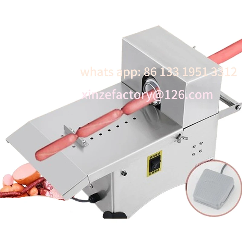 

Настраиваемая автоматическая электрическая машина для скручивания колбас, машина для связывания колбас, оборудование для связывания колбас, 220 В 20