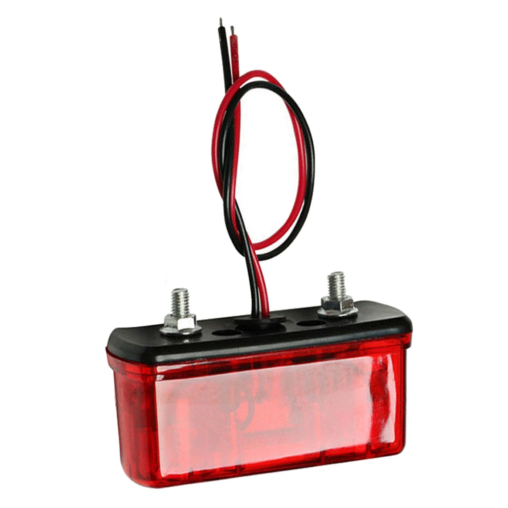 1Pc 12v 24v Car License Number Plate Light waterproof Lamp Universal Led License Plate Car Truck Trailer Lorry Rear Tail Light