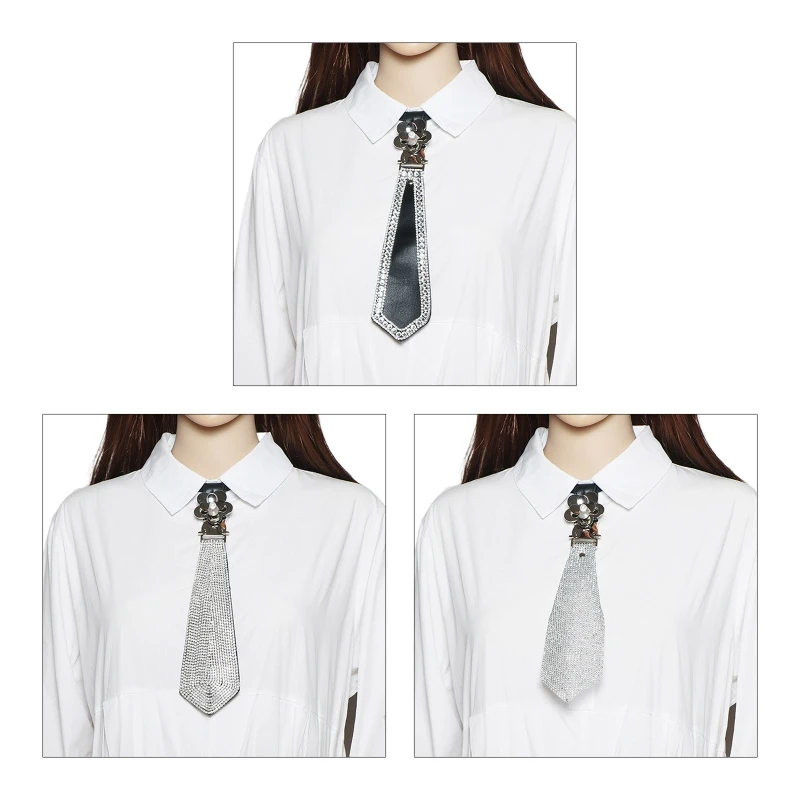 

Trendy Neck Tie with Adjustable Size Female Necktie Girls Graduation Party Gift Drop shipping