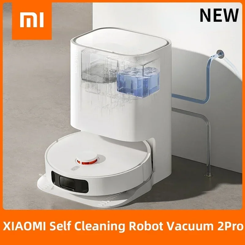 New XIAOMI MIJIA Self Cleaning Robot Vacuum Mop 2 Pro B113CN Home Cleaning Robot Tools Dirt Disposal LDS Navigation