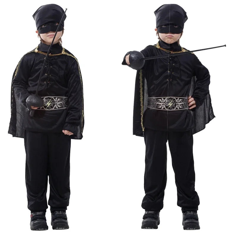 Bambino medievale guerriero romano gladiatore cavaliere costumi Cosplay bambini ragazzi festa di carnevale vestito operato senza arma