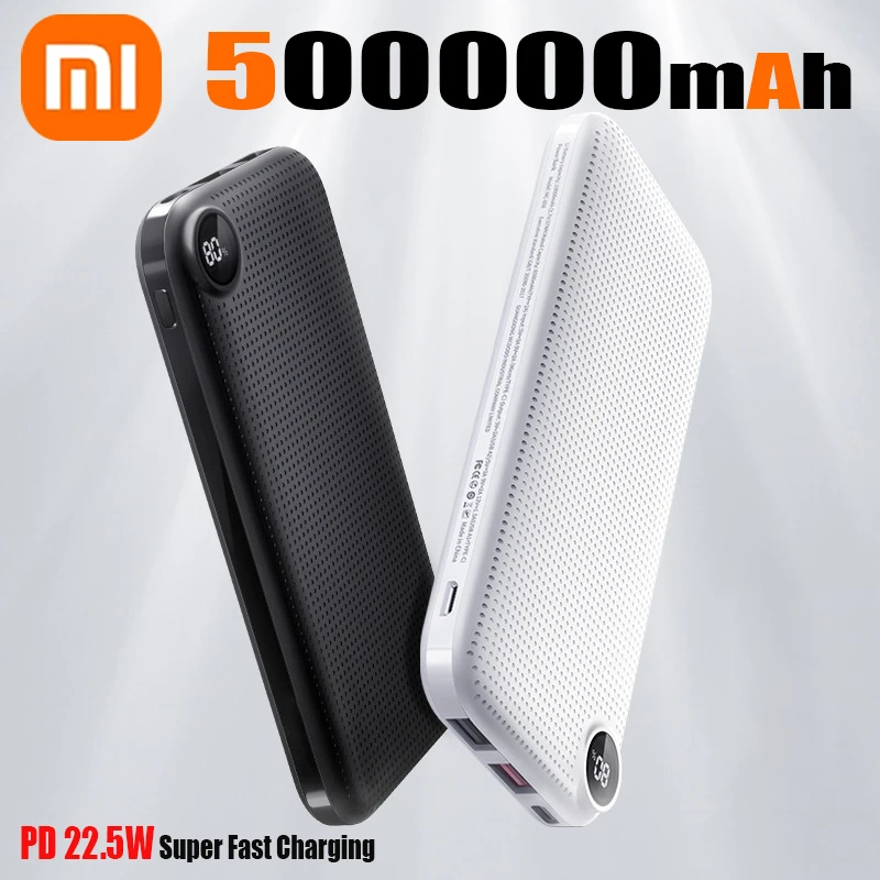 

Xiaomi 22.5W 50000mAh Power Bank QC PD 3.0 35W Fast Charge PowerBank Portable External Battery For iPhone 16 LED Dattery Display