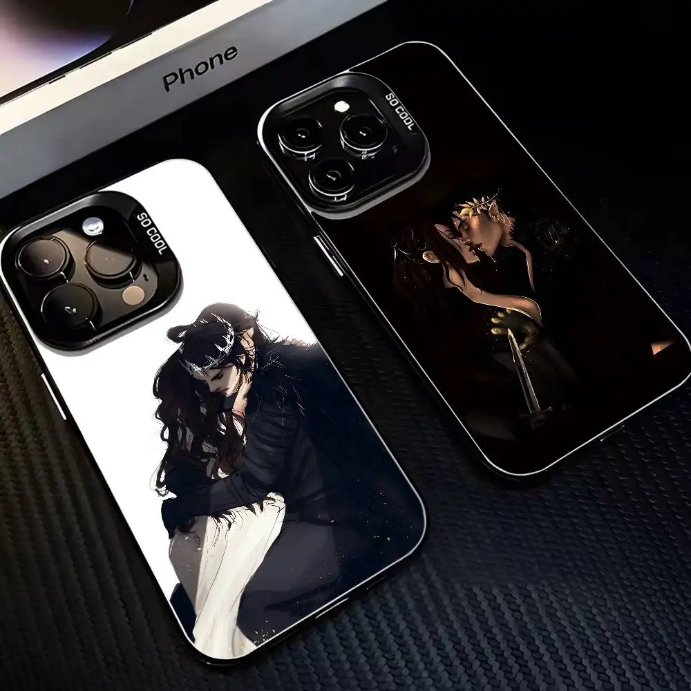 

T-The C-Cruel Prince Jude And Cardan Phone Case For iPhone 16,15,14,13,12,11,Mini,Pro,MAX Black Matte Shockproof Cover