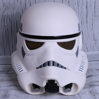 Halloween Live Role Play Props White Soldier Star Wars Helmet Mask The Force Awakens Stormtrooper Battle Helmet Ornament