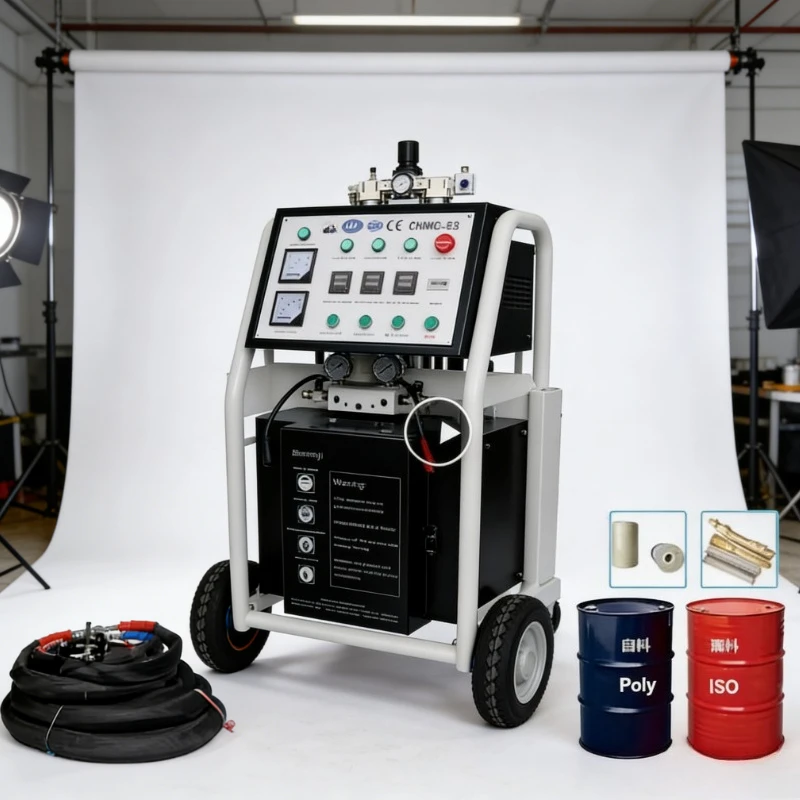 Polyurethane Pu Foam Spray Machine Closed Cell Spray Foam Insulation Machine for Sale foam spray machine customized