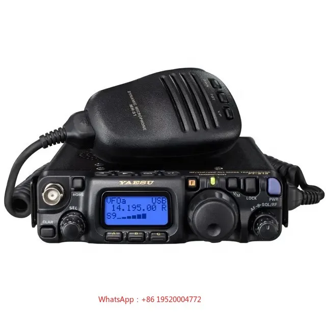 

100 km Long Range Walkie-talkie 6W HF VHF UHF Transceiver Cb Vehicle Mouted Walkie Talkie ft FT-857D Update Version FT-818