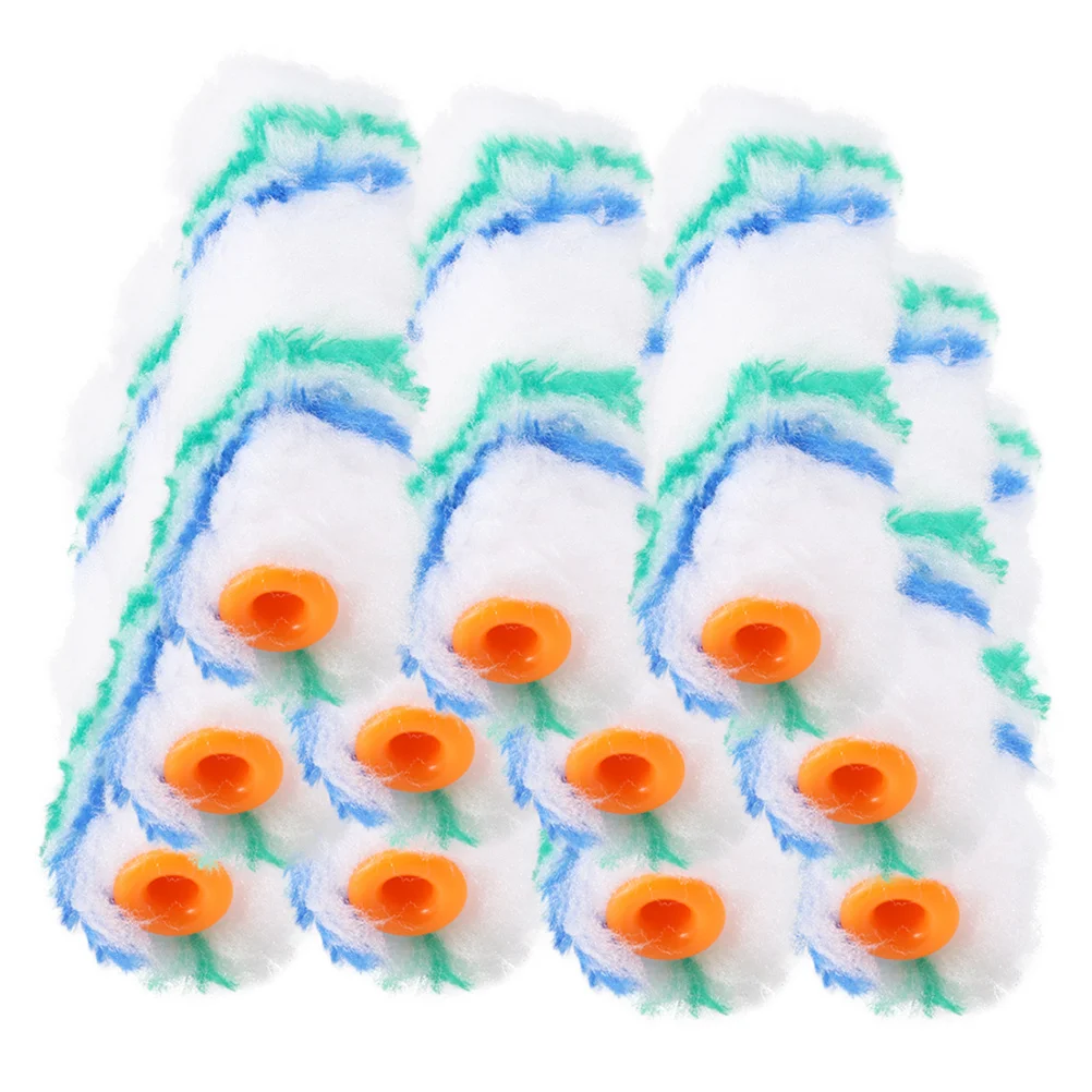 

24pcs Paint Roller Covers Coating Rollers Brush For Wall Painting Tools Reusable Easy Clean Smooth Finish Mini Polyester Sleeve